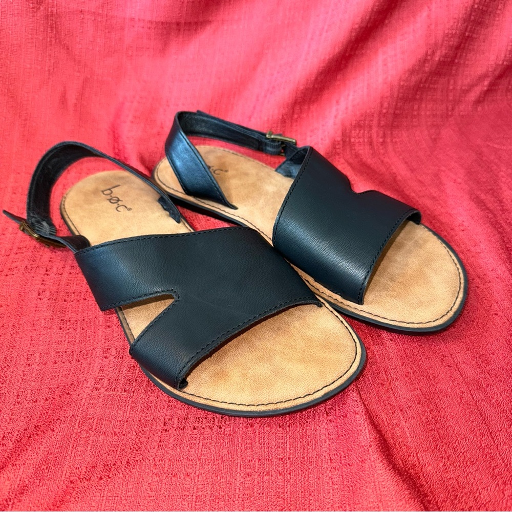 b.o.c. Boc Didi Black Sandals, Women’s 8, Imperfect‎